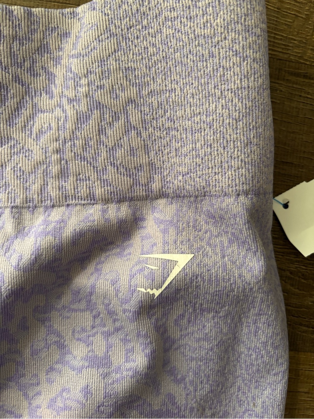 Gymshark Lilac Animal Print Seamless Leggings - Picture 3 of 4